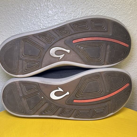 Olukai Moku Pae Men\'s Slip-On 9.5 Gray Orange main image 12